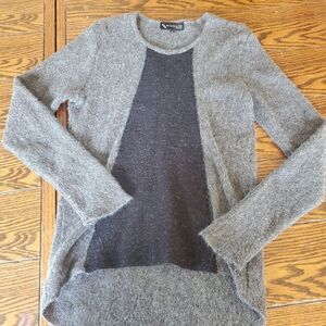 Incalpaca tpx alpaca grey&black sweater sz Medium
